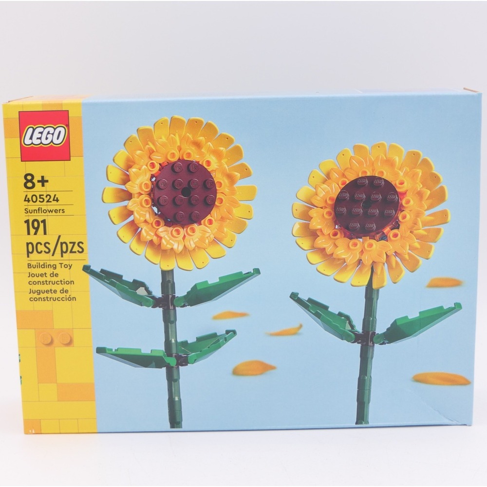 LEGO Botanical Collection Sunflowers 40524 191 Pcs Building Toy Set Ages 8+